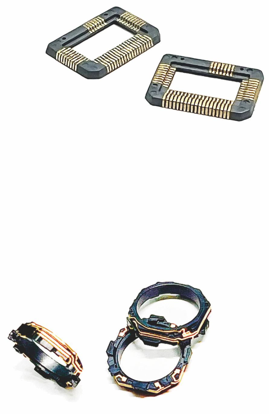 Voice Coil Motor 用 3D 立體線路製成的精密線圈模組